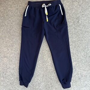 FIGS Technical Collection Jogger Pants Womens Medium Tall Navy Scrub Medical